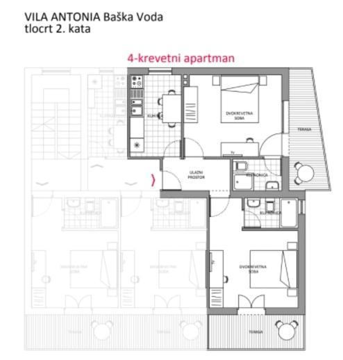 Villa Antonia บาชกาโวดา ภายนอก รูปภาพ