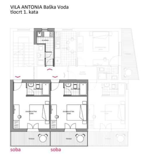 Villa Antonia บาชกาโวดา ภายนอก รูปภาพ